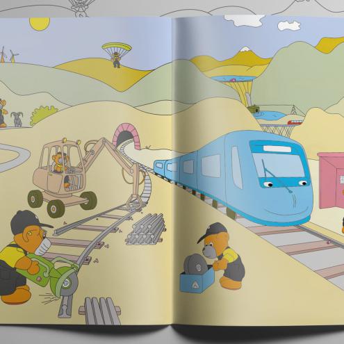 Ausmalbuch Klingspor 6 (mit Musterfärbung)